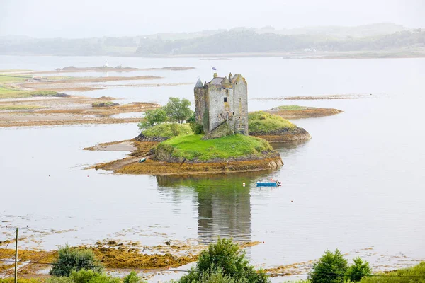 Stalker Castle Una Casa Torre Cuatro Pisos Mantener Pintorescamente Situado Fotos de stock libres de derechos