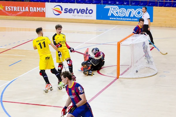 Pablo Del Rio Ação Jogo Espanhol League Entre Barcelona Vendrell — Fotografia de Stock