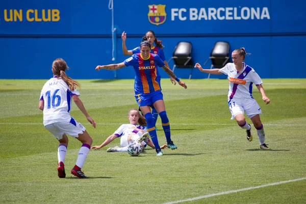 Jennifer Hermoso Fcb Action Lors Match Ligue Espagnole Football Féminin — Photo