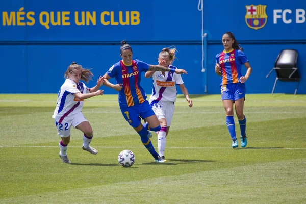 Jennifer Hermoso Fcb Ação Jogo Liga Espanhola Futebol Feminino Entre Fotografia De Stock