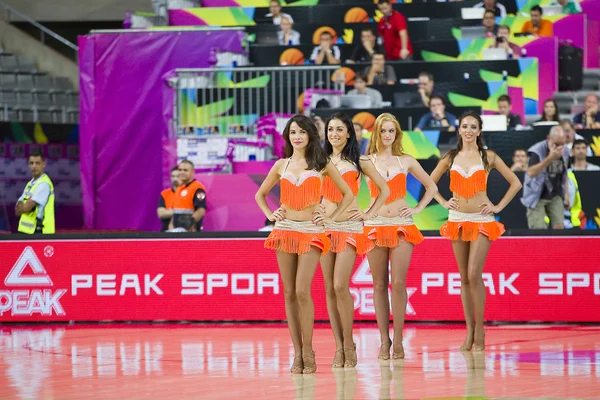 Khimki Ballerini cheerleader — Foto Stock