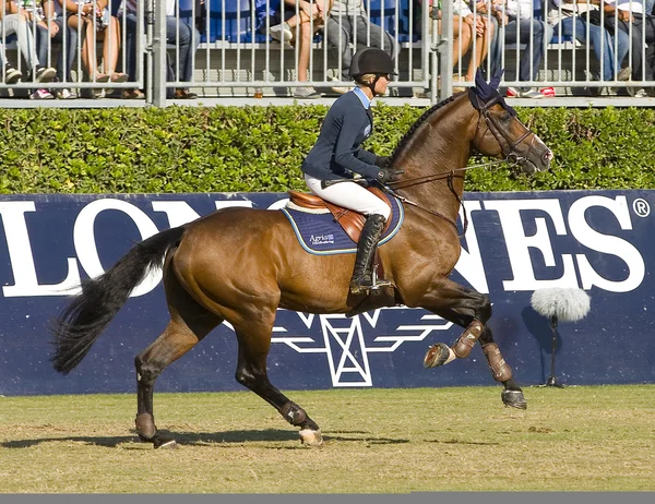 Horse jumping - Malin Baryard Johnsson Royalty Free Stock Photos