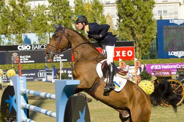 Salto a caballo - Cassio Rivetti — Foto de Stock