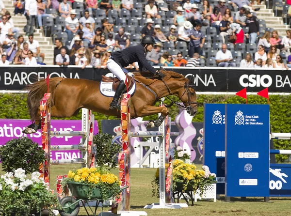 Horse jumping - Pedro Veniss — Stock Photo, Image