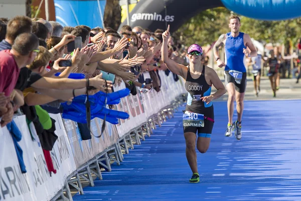 Triathlon - Anna Godoy — Stock Photo, Image