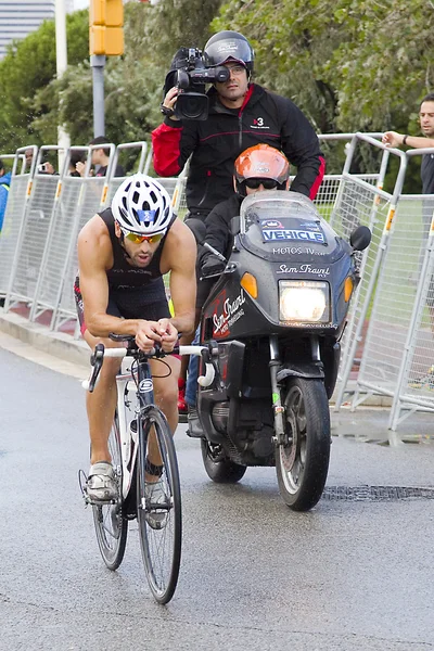 Triatlo - Ciclismo — Fotografia de Stock