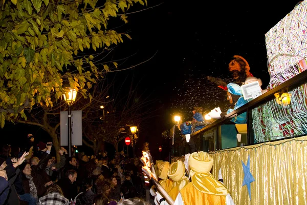 Três homens sábios desfile — Fotografia de Stock