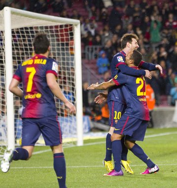 Hedef kutlama Leo Messi