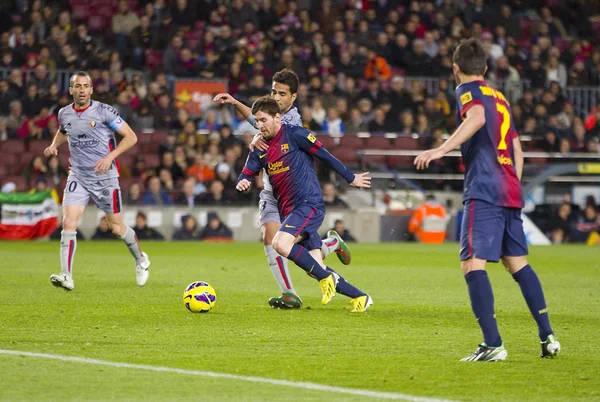 Leo Messi in action — Stock Photo, Image
