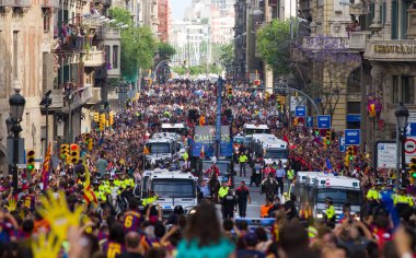 FC Barcelona kutlama