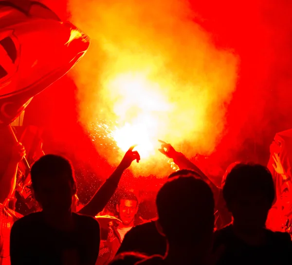 Fotbalových hooligans — Stock fotografie