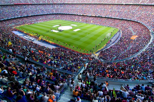 Estádio Camp Nou — Fotografia de Stock