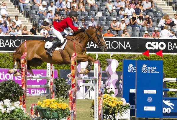 Horse jumping — Stock Photo, Image