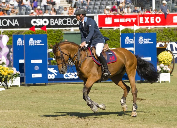 Horse jumping Royalty Free Stock Photos