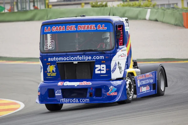 Truck racing — Stockfoto