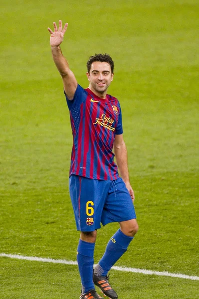 Xavi do FC Barcelona — Fotografia de Stock