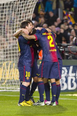 Hedef kutlama Fc Barcelona