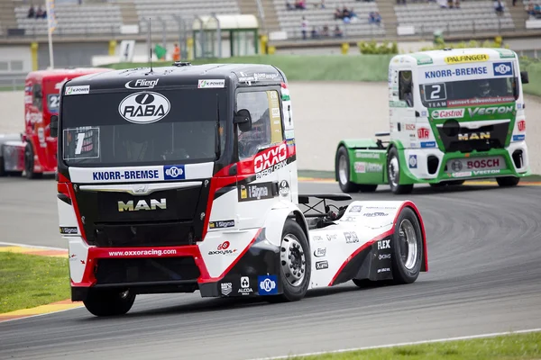 Europejskiej Truck Racing Championship — Zdjęcie stockowe