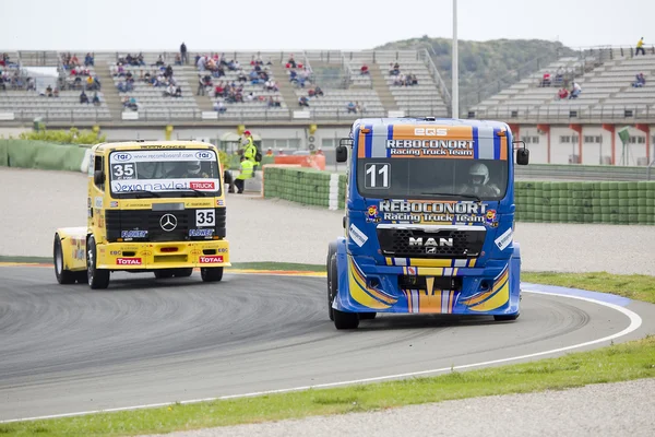 Europejskiej Truck Racing Championship — Zdjęcie stockowe