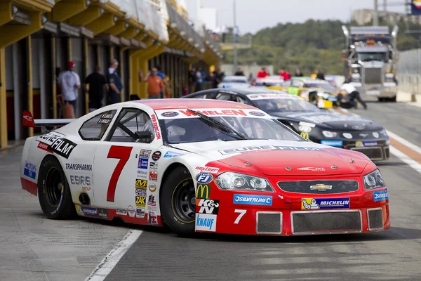 (Inggris) Romain Iannetta di Race of Whelen Nascar Euro Series — Stok Foto