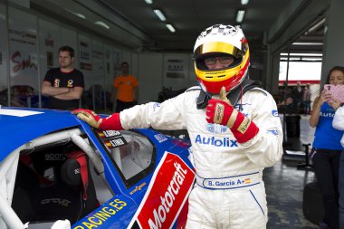 Borja Garcia at Race of Whelen Nascar Euro Series