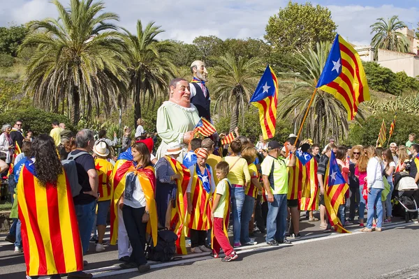 Catalan independence movement — Stock Photo, Image