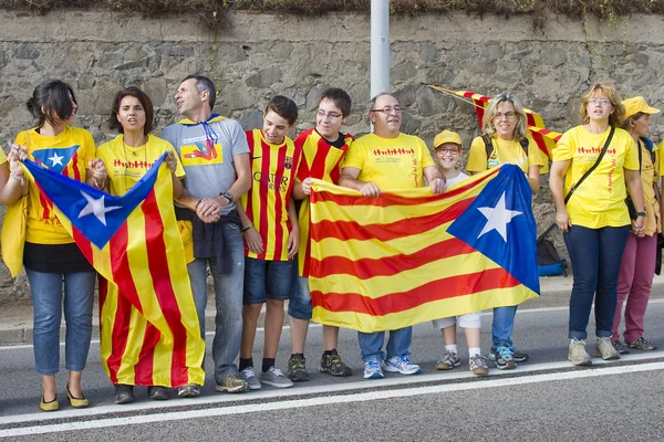 Catalan independence movement — Stock Photo, Image
