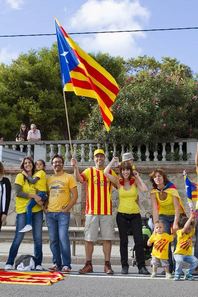 Katalanische Unabhängigkeitsbewegung — Stockfoto