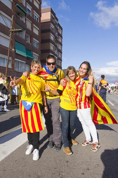 Movimento per l'indipendenza catalana — Foto Stock