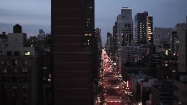 New York şehrinin ufuk çizgisi.