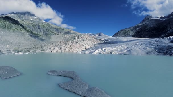 Smältande Glaciäris — Stockvideo