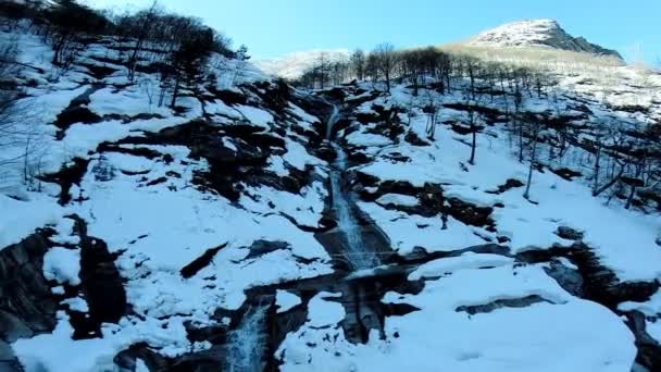 Dağ nehri. — Stok video