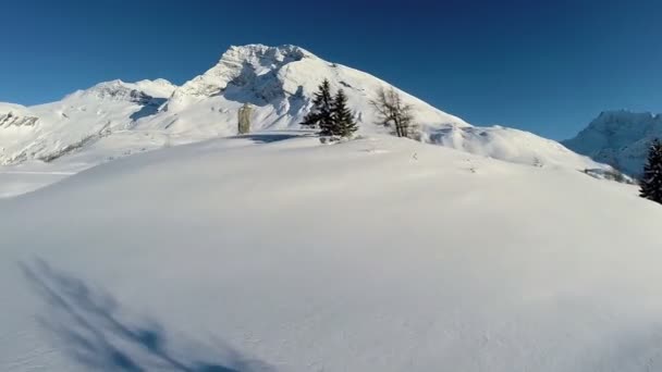 美しい冬の風景 — ストック動画