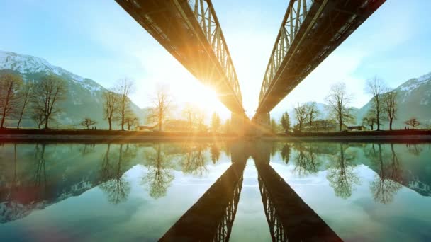 Puente de carretera . — Vídeo de stock