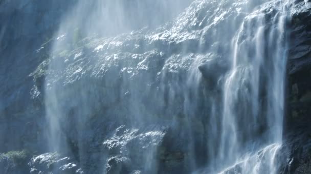 Fiume a cascata — Video Stock