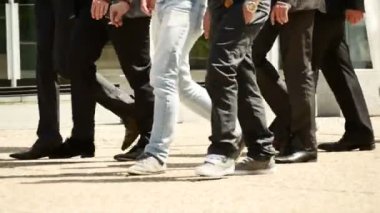 yürüyüş iş adamları