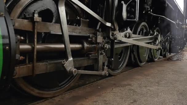 Steam engine. — Stock Video