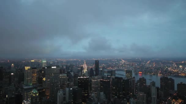 Zeitraffer New York City Manhattan Skyline