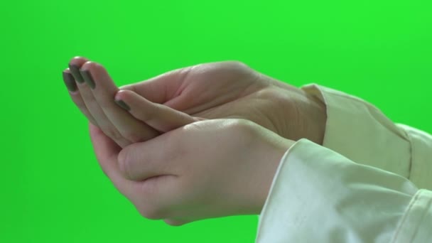 女人的手 — 图库视频影像