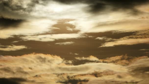 Schöne Wolken Hintergrund — Stockvideo