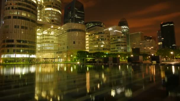 Lumières nocturnes Skyline — Video