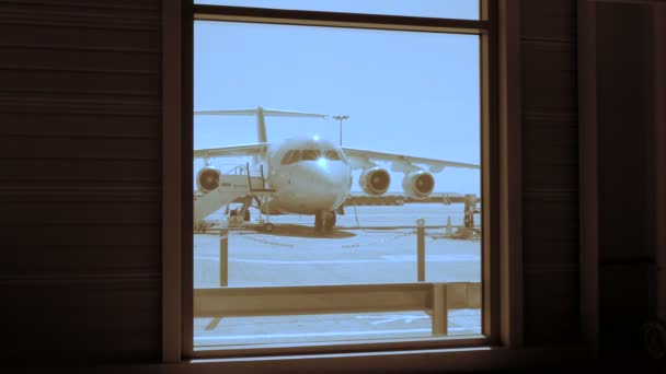 Terminal Havaalanı görünümü — Stok video