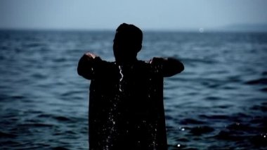 Erkek sıçramasına su