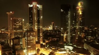 Kentsel şehir panorama geceleri