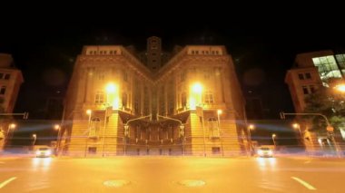 Gece sokak trafik şehir