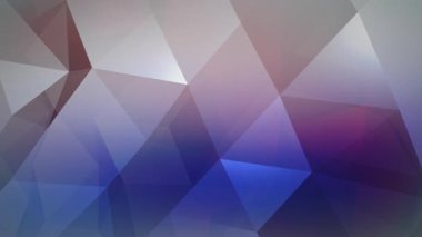 yumuşak çokgen eğimli mavi mor ışık, yüzlü mozaik ortam, ince bokeh