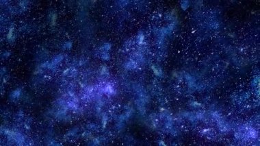 Derin uzay nebulası duvar halısı yoğun yıldız kümeleri, dönen gaz ve canlı maviler.