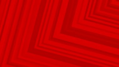 köşegen labirent oluşturan açılı kırmızı katmanlar, kinetik poster geometrisi, yön ritmi