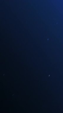 Dark Blue Tech Arkaplan Parçacıkları Yüzen Ürün Ekibi Konferans Odasında Kontrol Paneli Analizleri İncelemesi