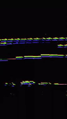 Rgb Scanlines ve Static ile Glitchy Black Screen, Siber Güvenlik Analisti tarafından soruşturuluyor.